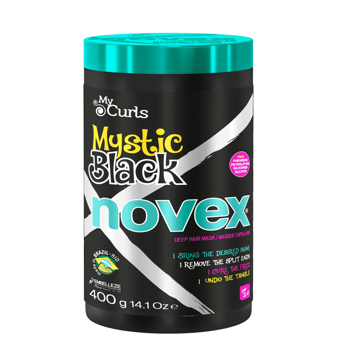 Novex Mystic Black Masque Capillaire 400g