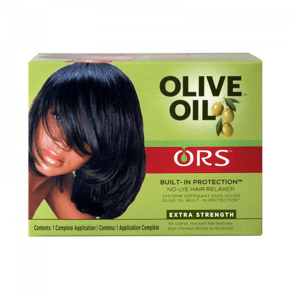 Organic Root Stimulator Olive Oil Relaxer Kit Extra Strength  - Kit Défrisant Super