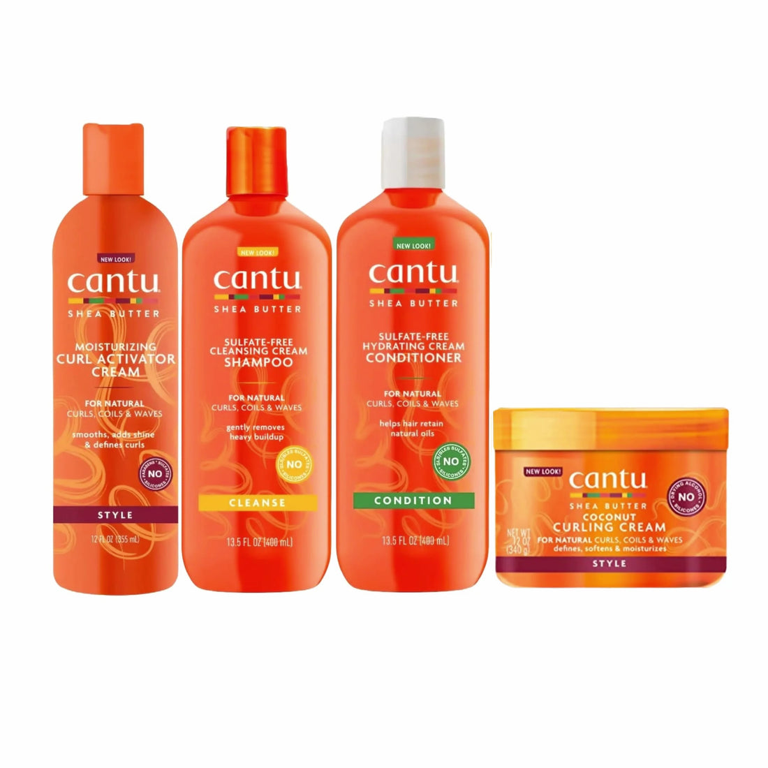 Soin Complet pour Cheveux Bouclés et Naturels - 4 Produits