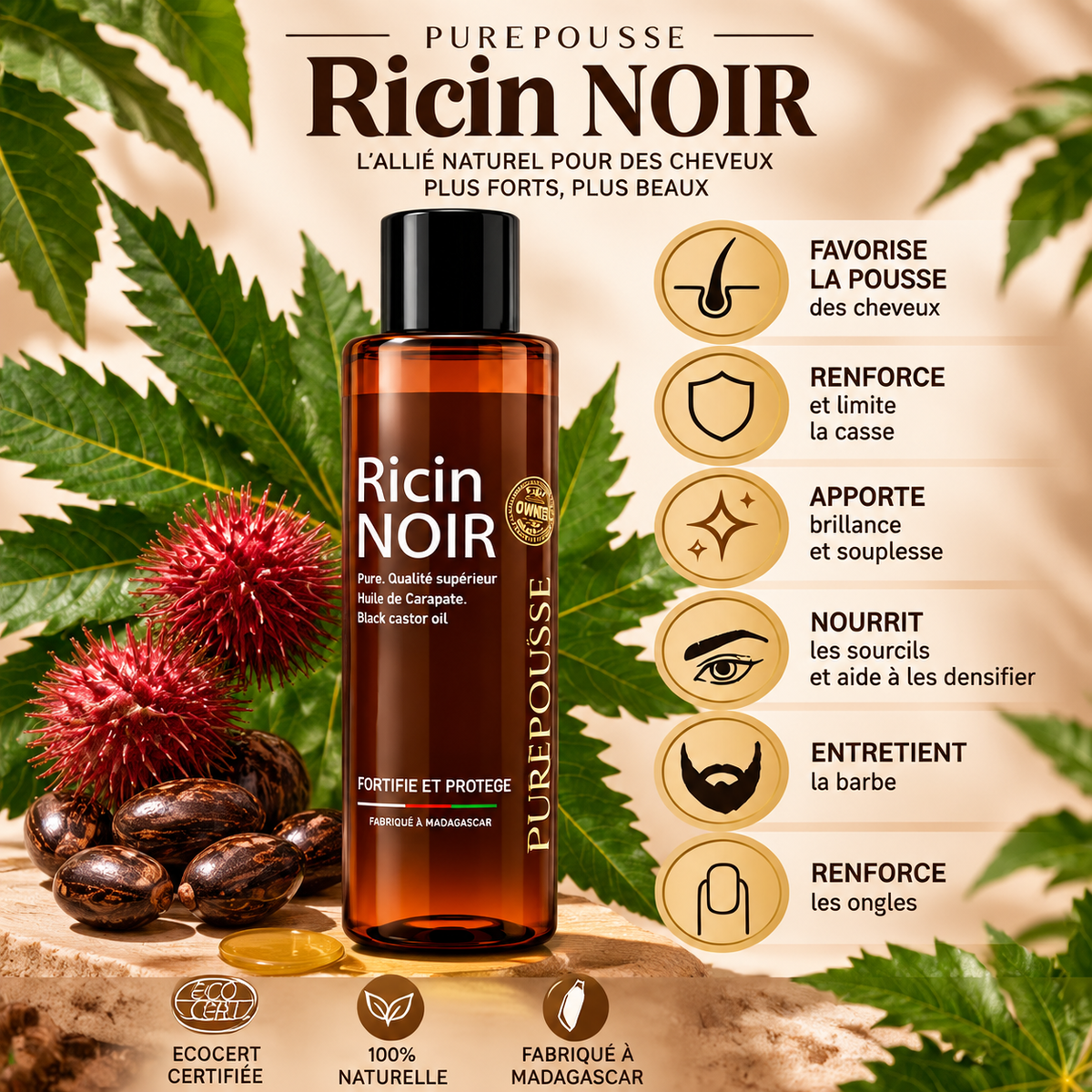 Huile de Ricin Noire