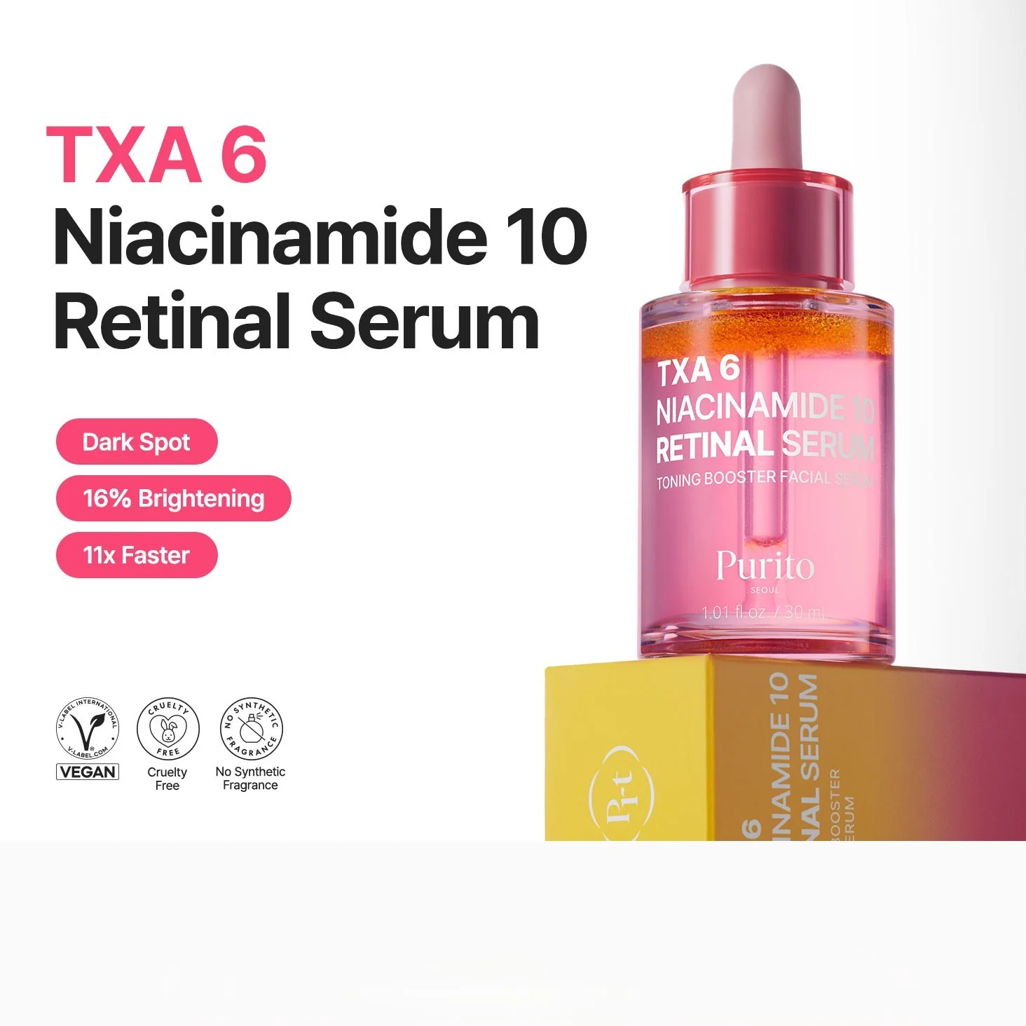 TXA 6% Niacinamide 10 Retinal Serum