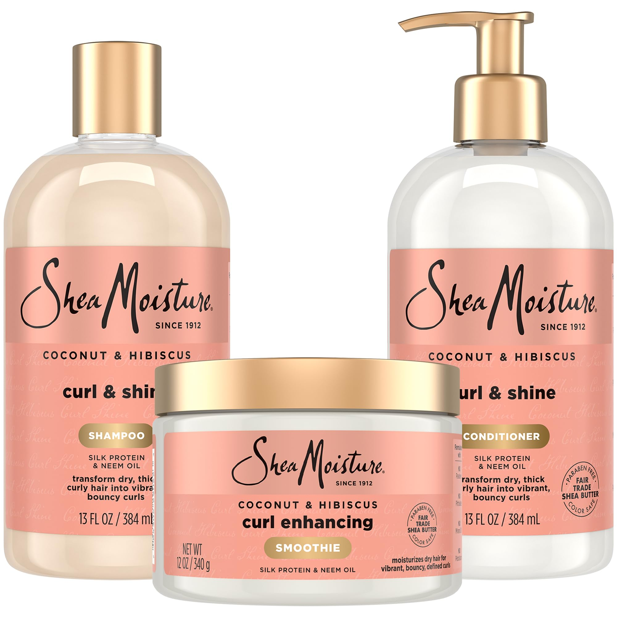 Pack Coconut &amp; Hibiscus Curl &amp; Shine – Routine Boucles Hydratation