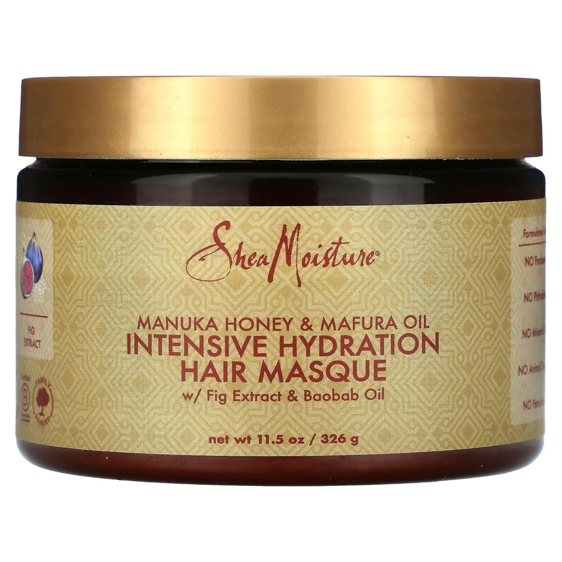 Shea Moisture Manuka Honey &amp; Mafura Oil Intensive Hydration Hair Masque - Masque Capillaire 340 g