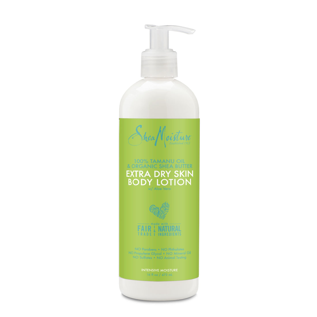 Shea Moisture 100% Tamanu oil &amp; Organic Shea Butter Extra Dry Skin Body Lotion - Lait Corporel 473ml