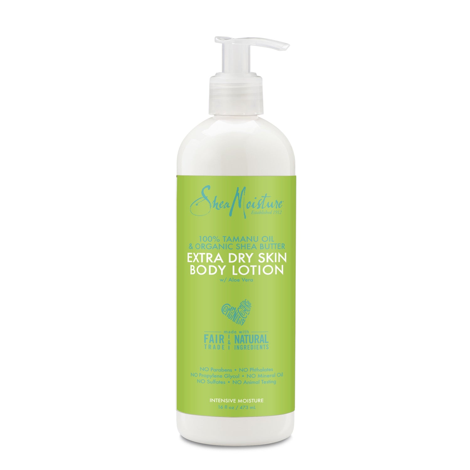 Shea Moisture 100% Tamanu oil &amp; Organic Shea Butter Extra Dry Skin Body Lotion - Lait Corporel 473ml