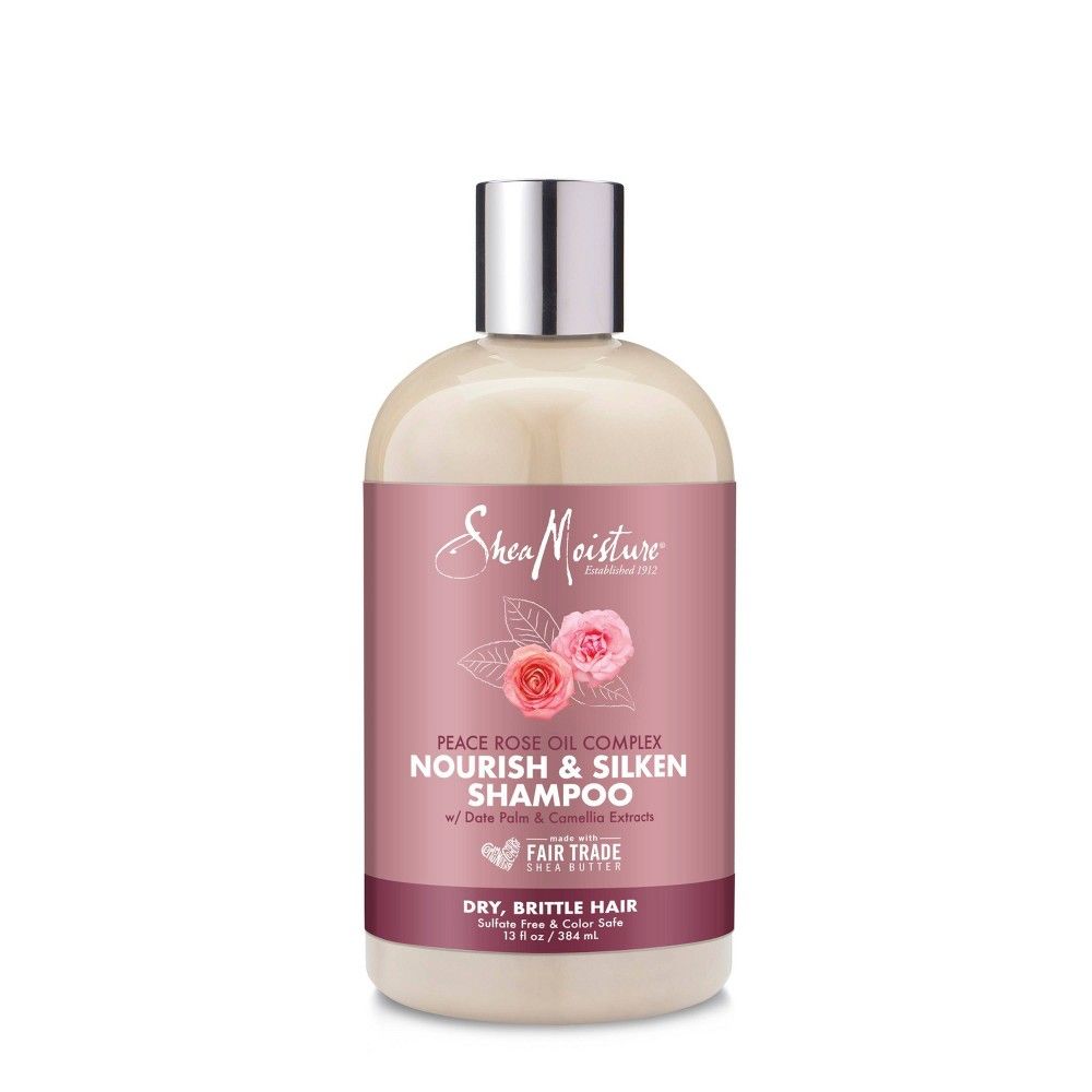 Shea Moisture Peace Rose Oil Complex Nourish &amp; Silken Shampoo - Shampoing 384ml