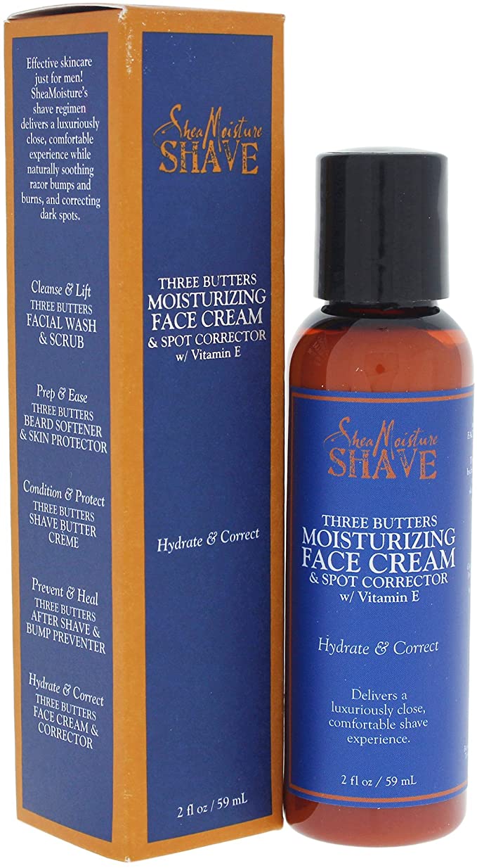 Shave Three Butters Moisturizing Face Cream - Crème Visage Correcteur de Taches