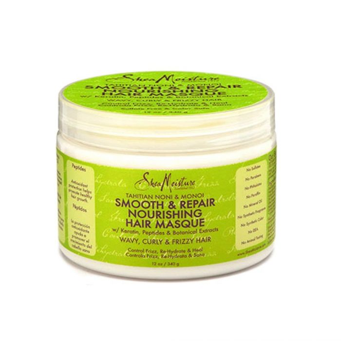 Shea Moisture Thaitian Noni &amp; Monoi Smooth &amp; Repair Nourishing Hair Masque - Masque Capillaire Nourrissant 340 g