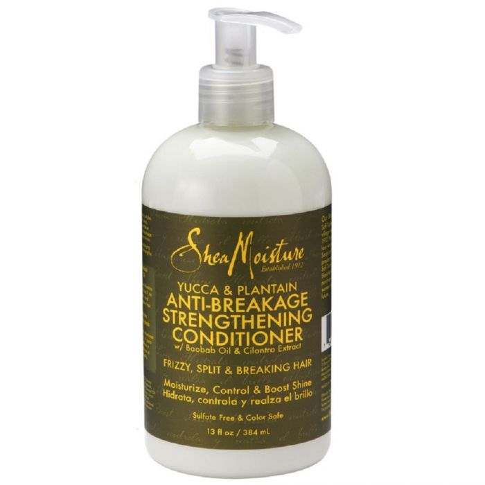 Shea Moisture Yucca &amp; Plantain Anti-Brekage Strengthening Conditioner - Après Shampoing 384 ml