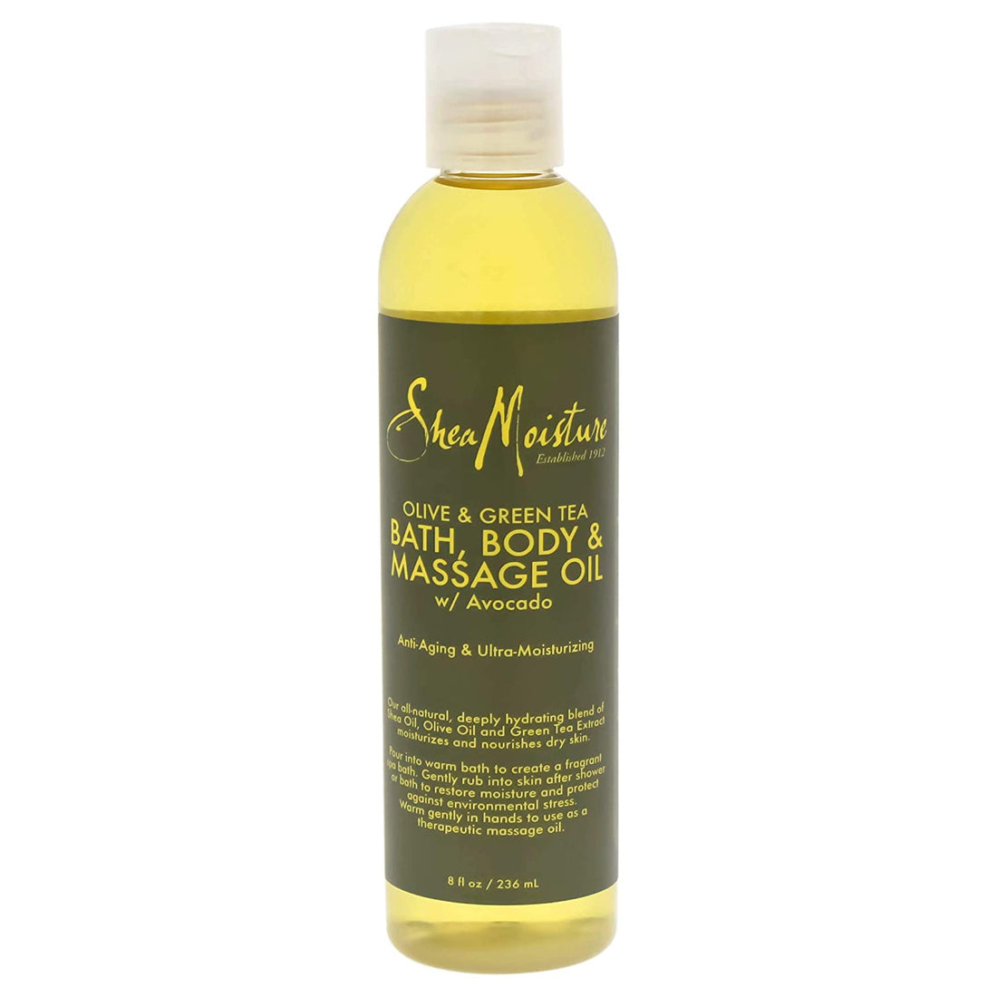Huile pour le Bain Corps &amp; Massage Olive &amp; The Vert