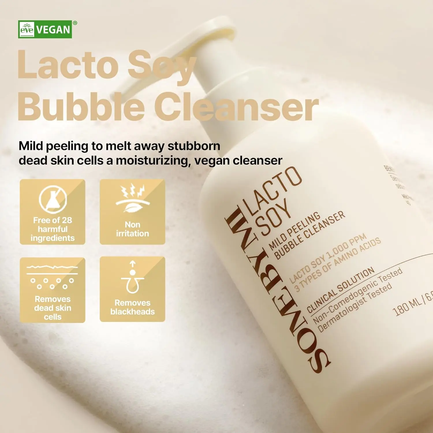 Lacto Soy Mild Bubble Peeling Cleanser