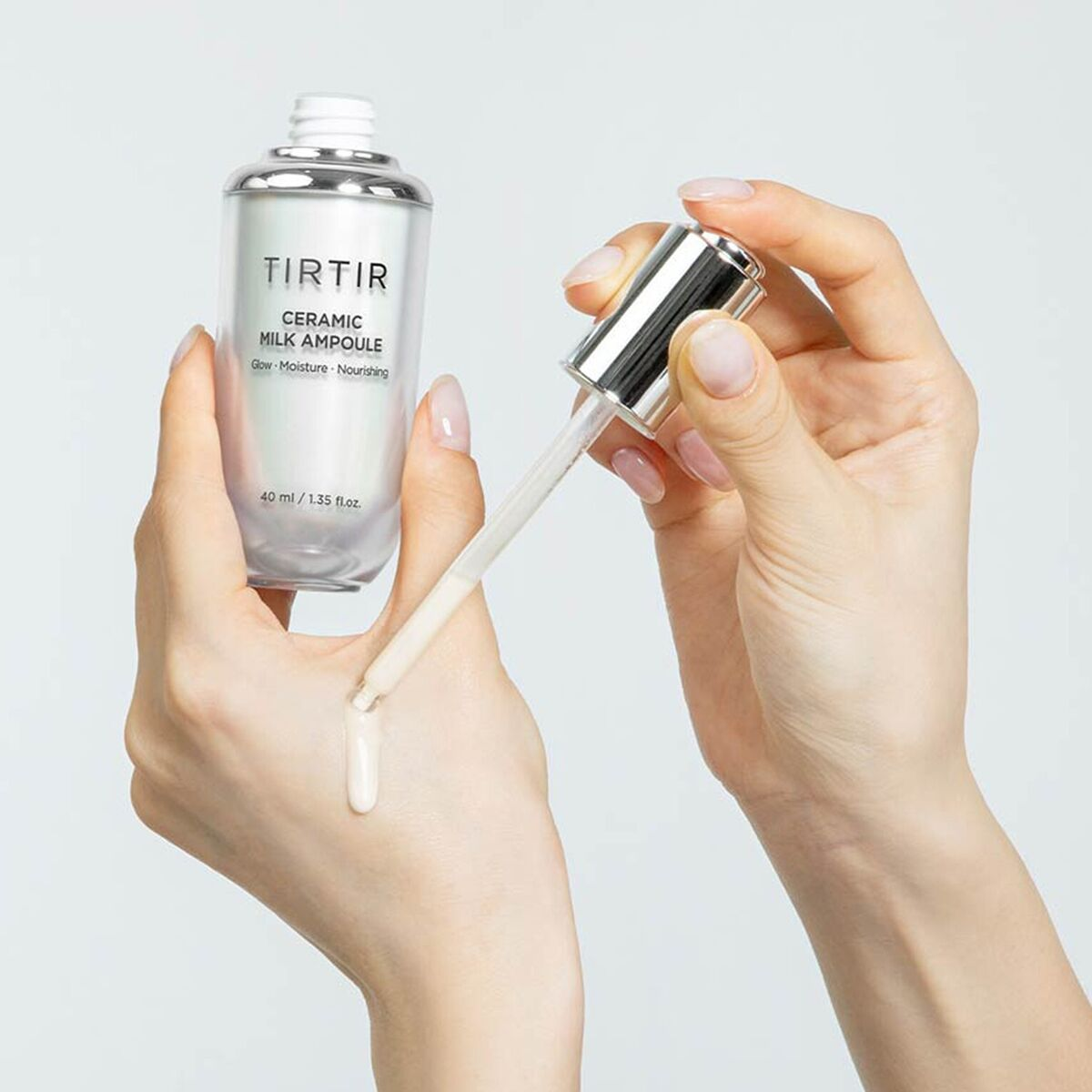 Ceramic Milk Ampoule Moisturizing Face Serum