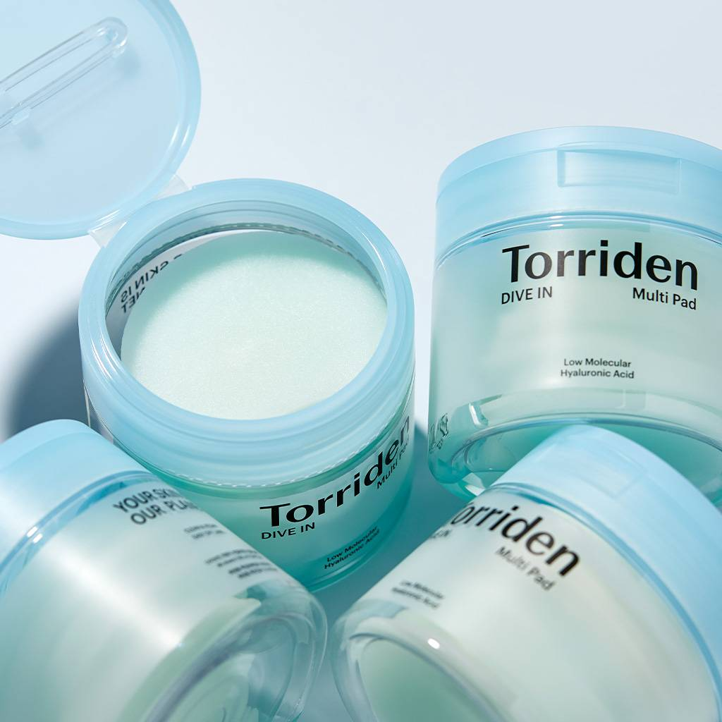 DIVE-IN Vegan Hyaluronic Acid Toner Pads