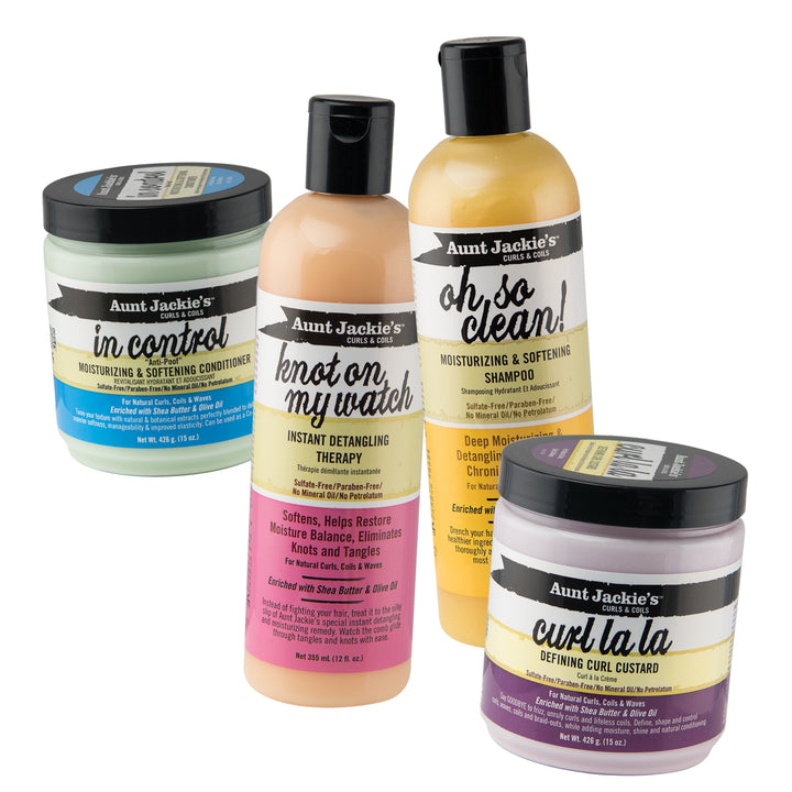 Gamme Aunt Jackie‘s 4 produits