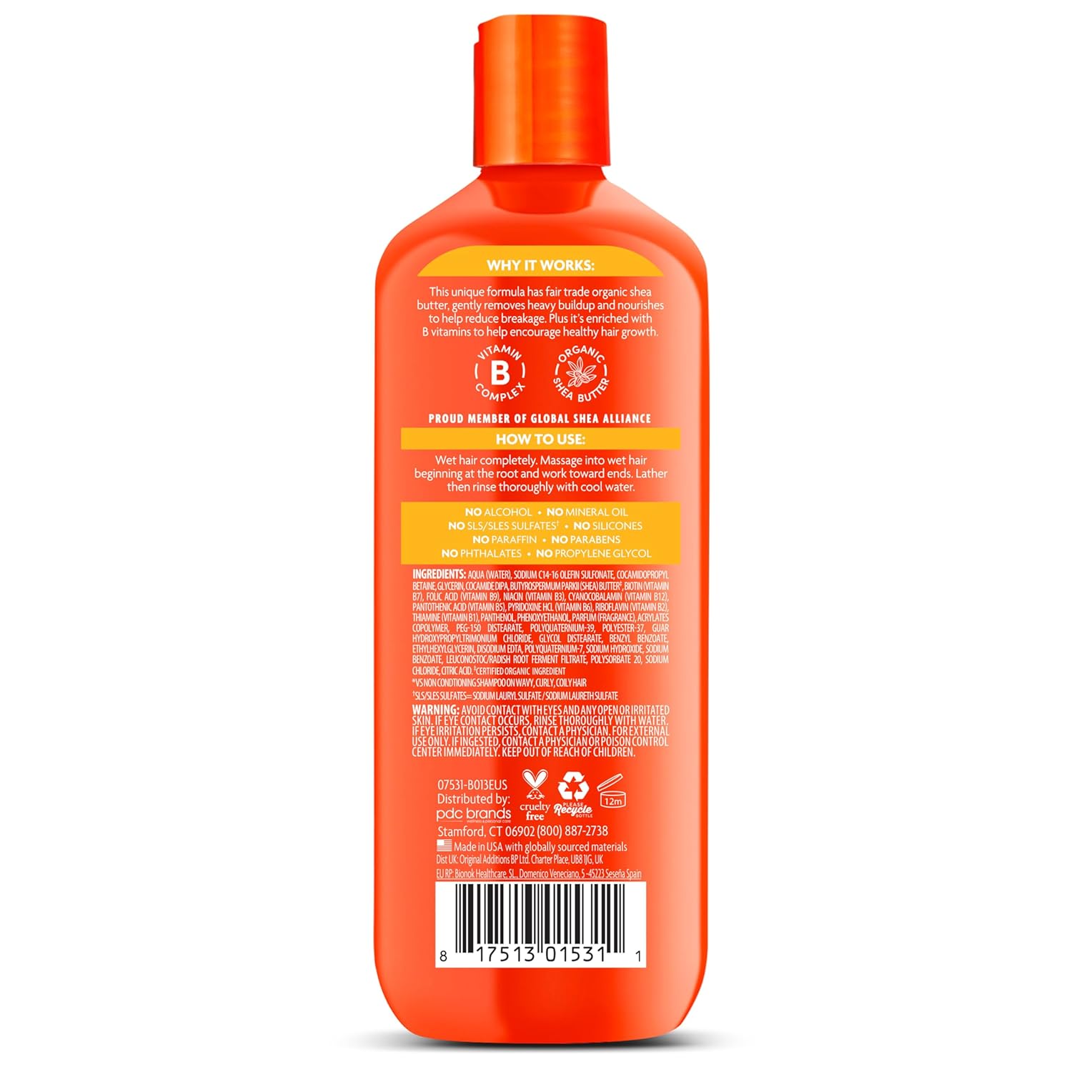 Shampoing Crème Nettoyant Sans Sulfate