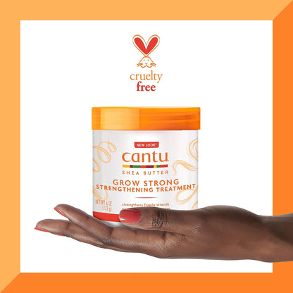 Cantu Grow Strong Strengthening Treatment - Soin Réparateur et Fortifiant pour Cheveux