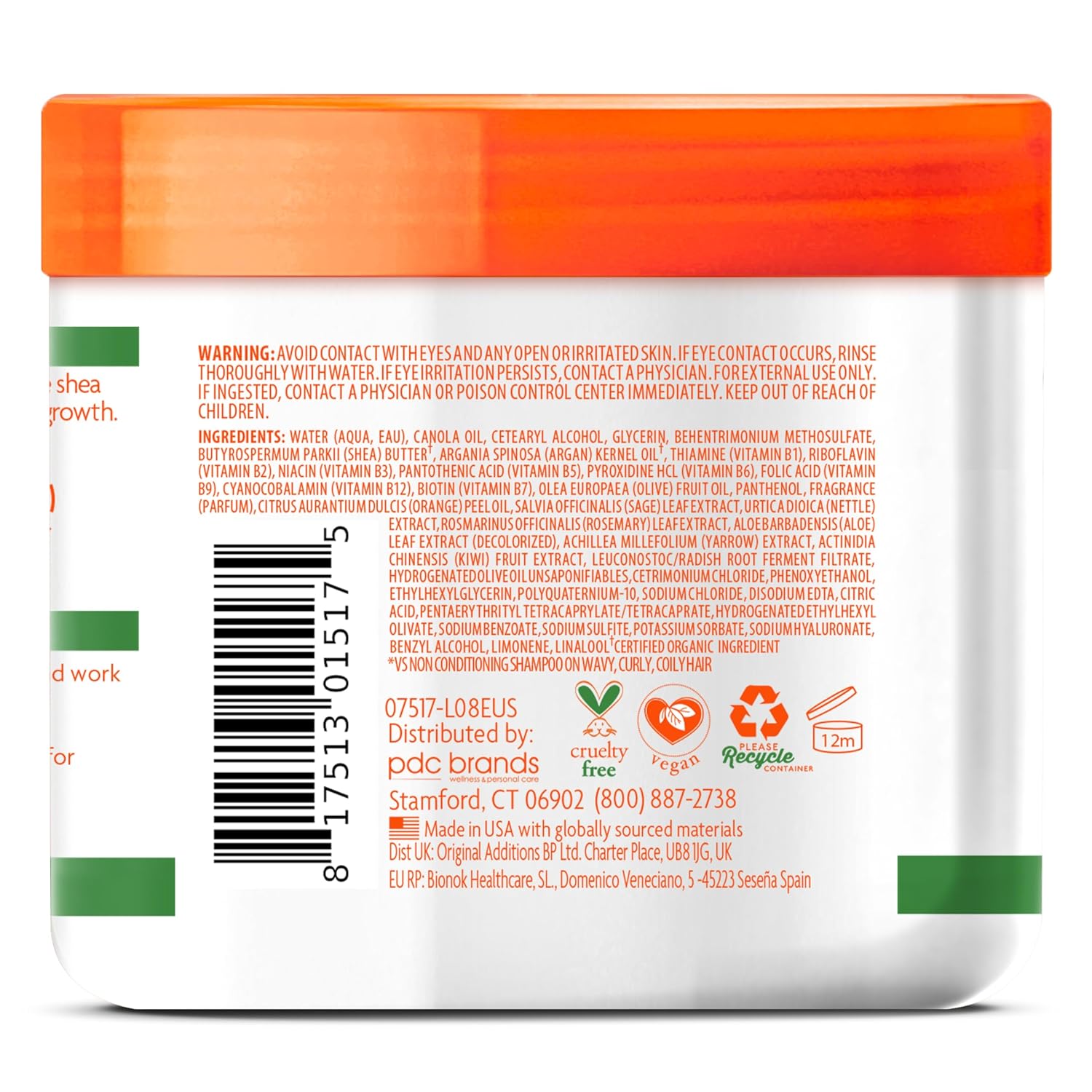 Cantu Argan Oil Leave-In Conditioner - Hydratation Intense et Réparation Profonde