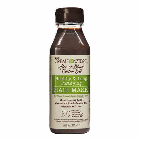 Aloe &amp; Black Castor Oil Masque Capillaire