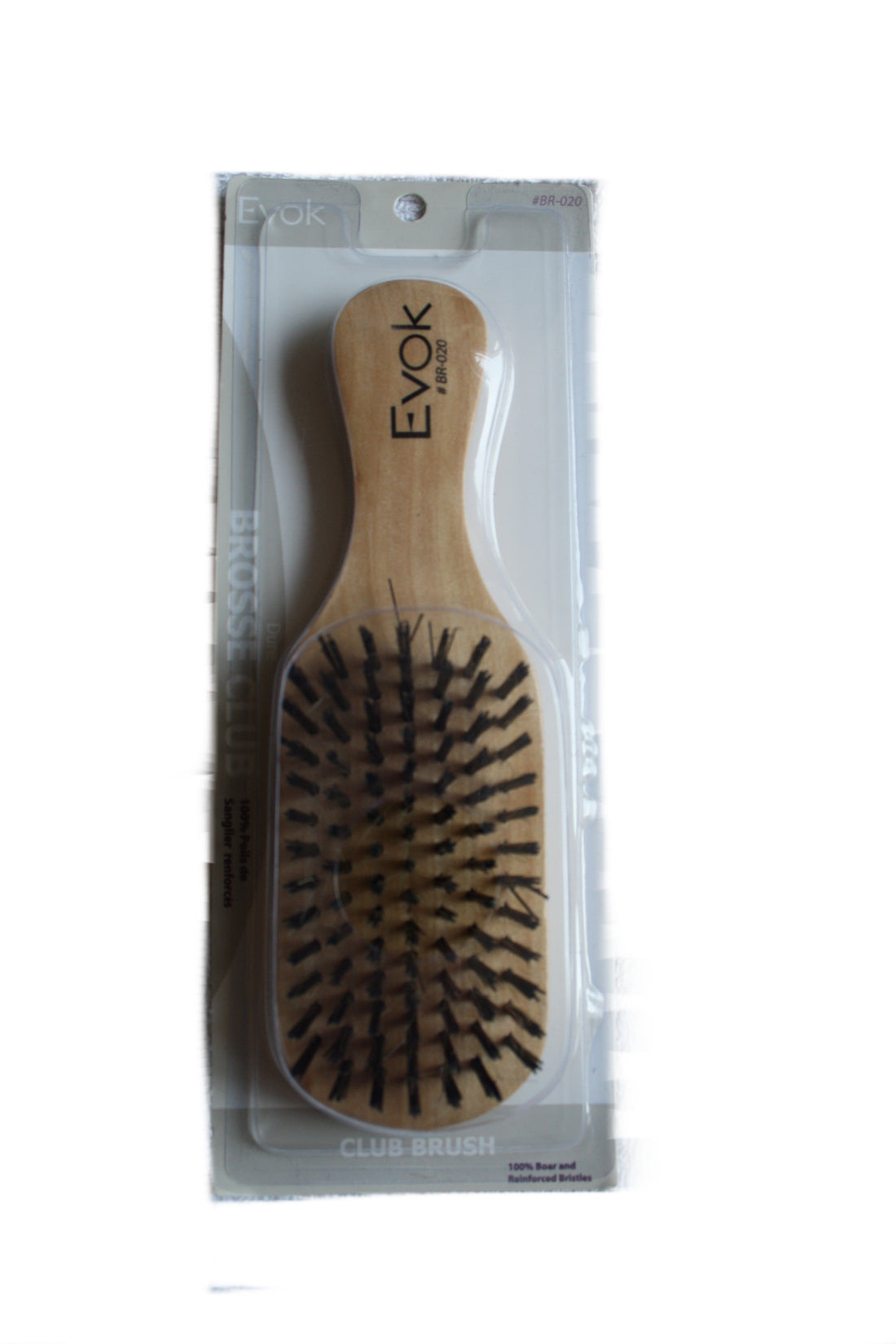 Brosse Club Dure 100% Poils de Sanglier Renforcés
