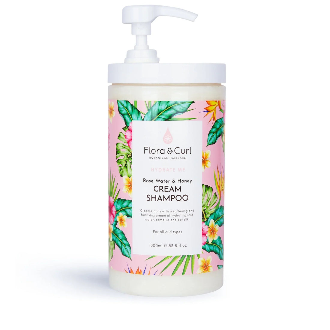 Organic Rose & Honey Cream Shampoo - Shampoing Crème