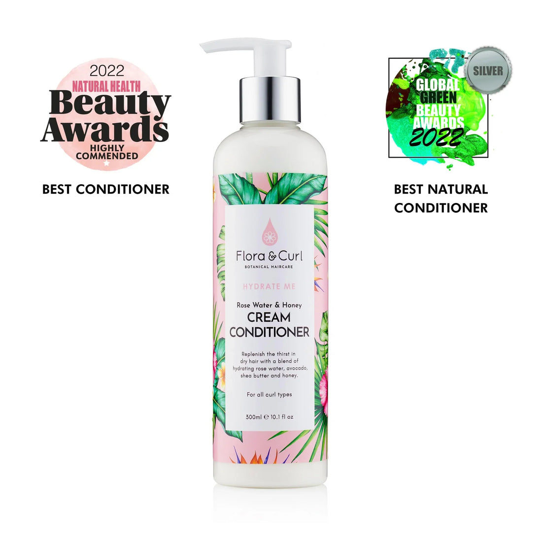 Organic Rose & Honey Cream Conditioner - Après-Shampoing