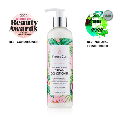 Organic Rose &amp; Honey Cream Conditioner - Après-Shampoing