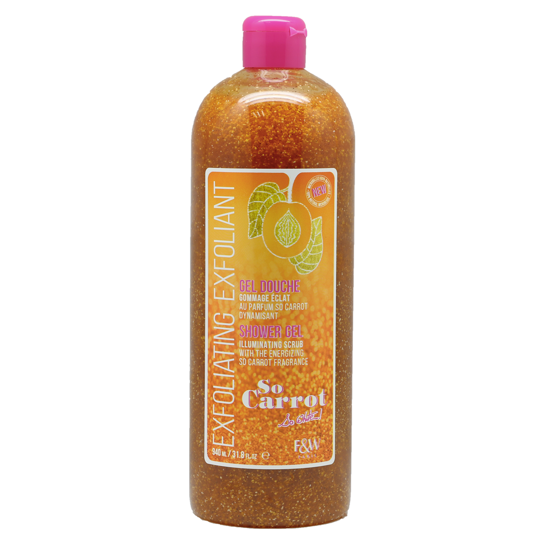 Gel Douche Gommant Éclat Carotte