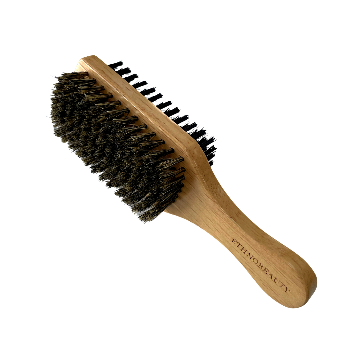 Brosse Wave Double Face Doux/Dure 100% Poils de Sanglier Renforcés