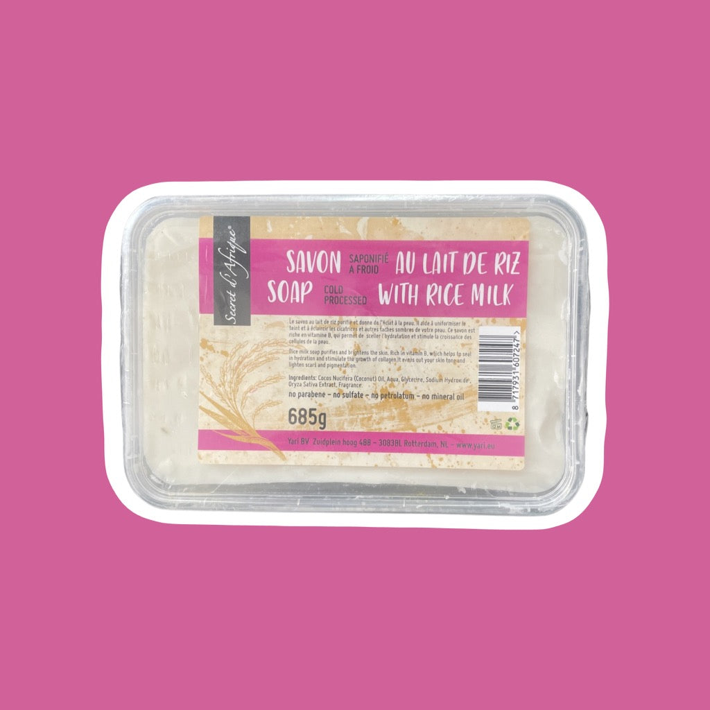 Savon Saponifie a Froid - Au Lait de Riz