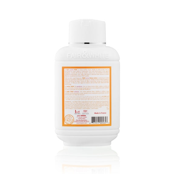 Lait Corporel Eclaircissant et Unifiant Carotte