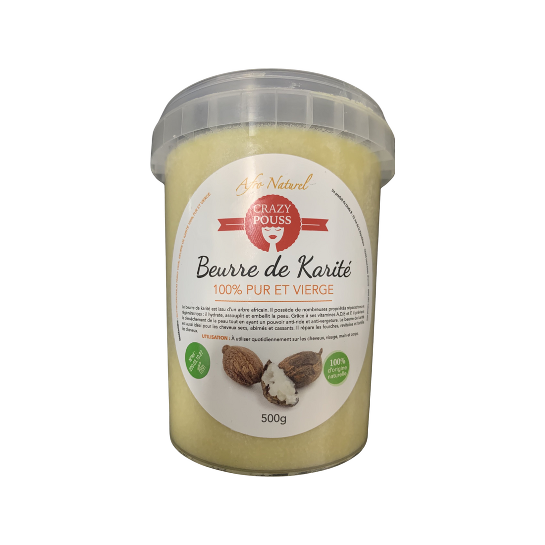 Beurre de Karité 100% Pur et Vierge