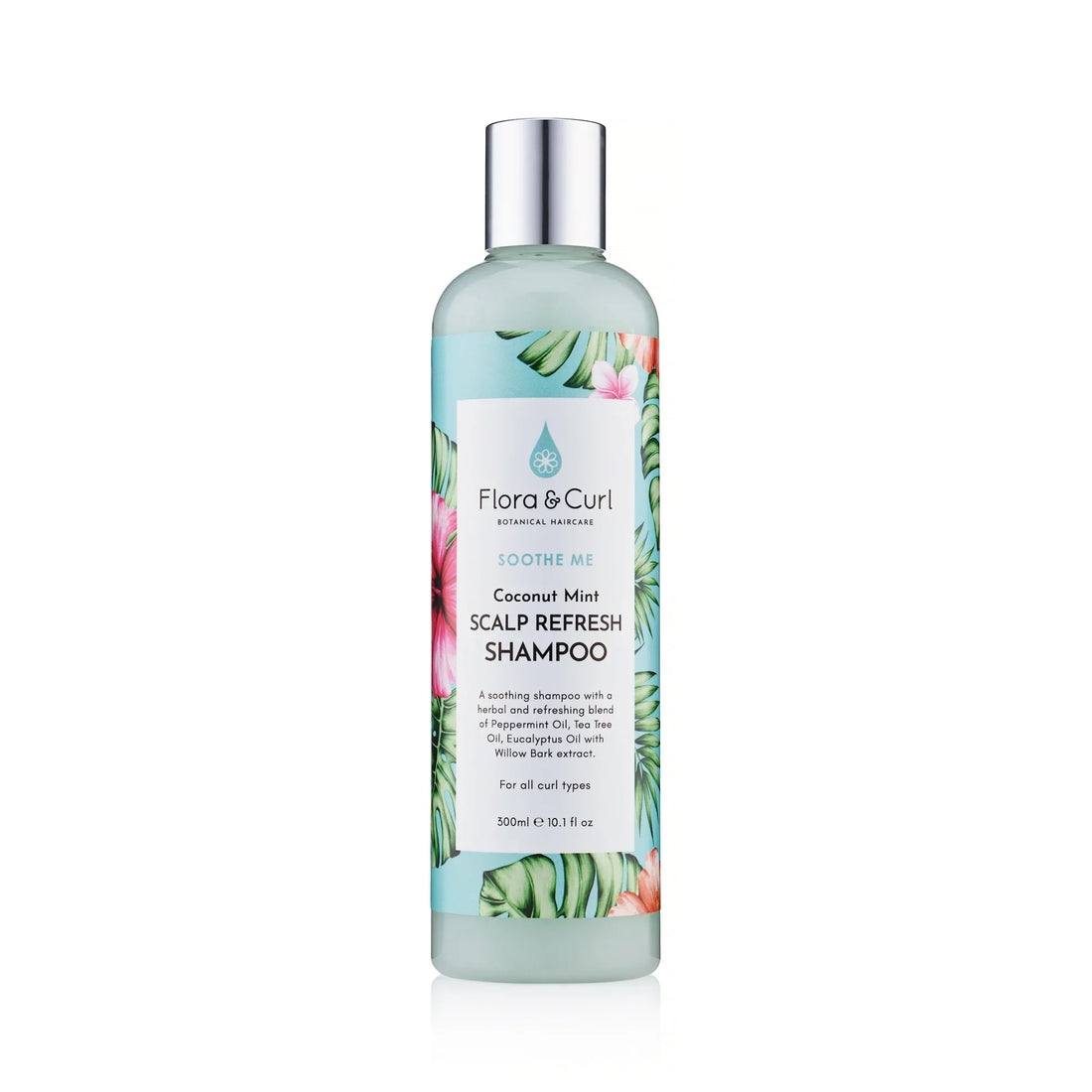 Shampooing Rafraîchissant pour le Cuir Chevelu à la Noix de Coco et à la Menthe