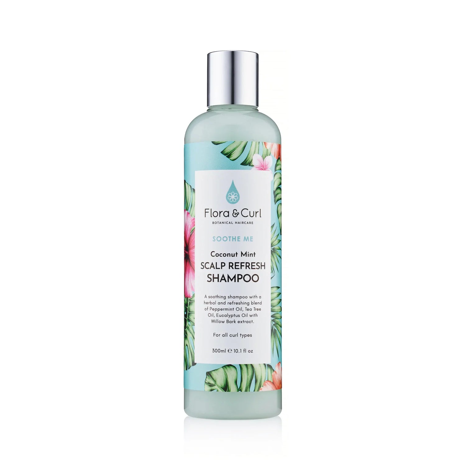 Shampooing Rafraîchissant pour le Cuir Chevelu à la Noix de Coco et à la Menthe