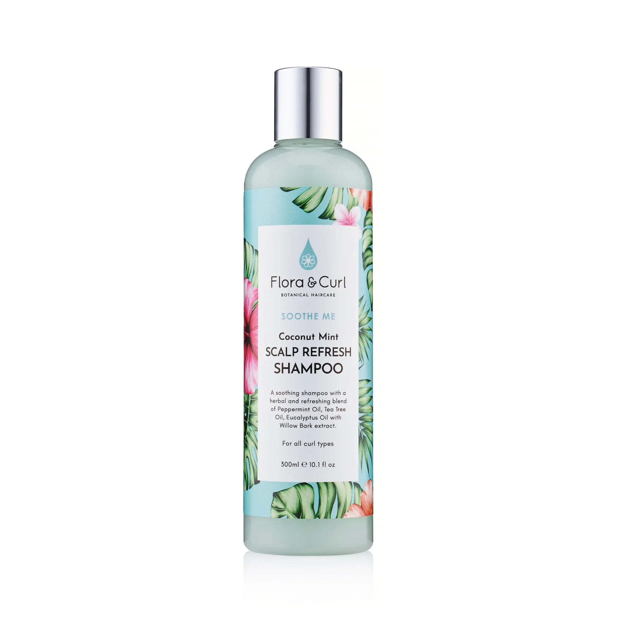 Shampooing Rafraîchissant pour le Cuir Chevelu à la Noix de Coco et à la Menthe