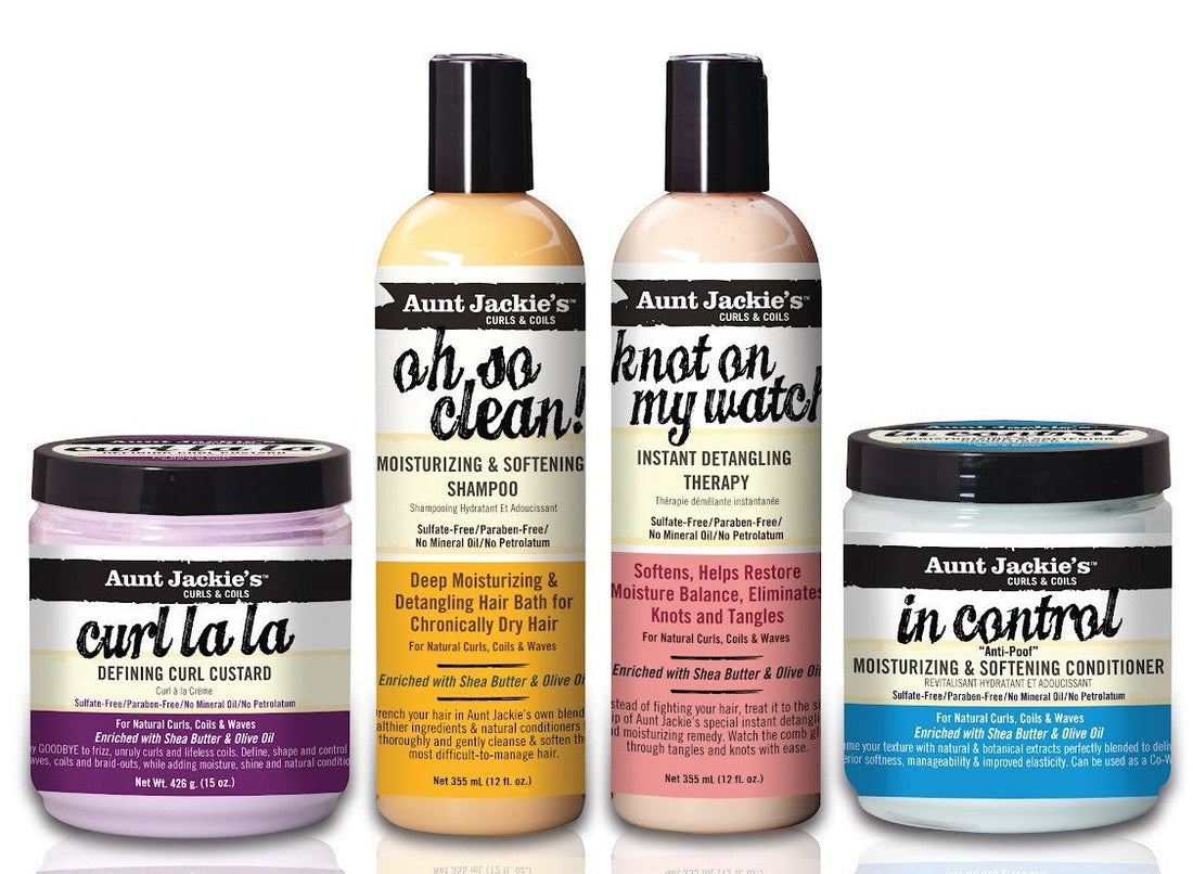 Gamme Aunt Jackie‘s 4 produits