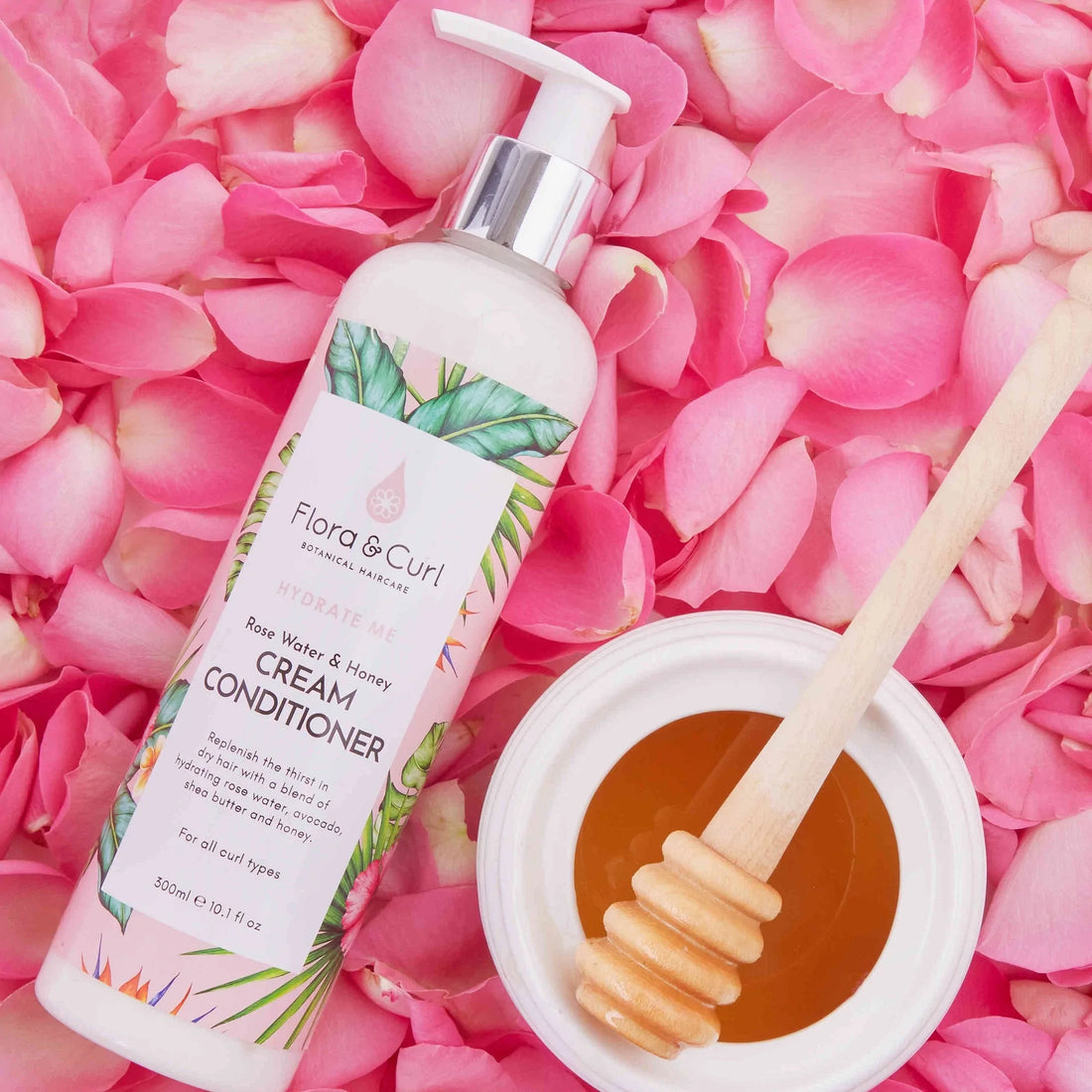 Organic Rose & Honey Cream Conditioner - Après-Shampoing