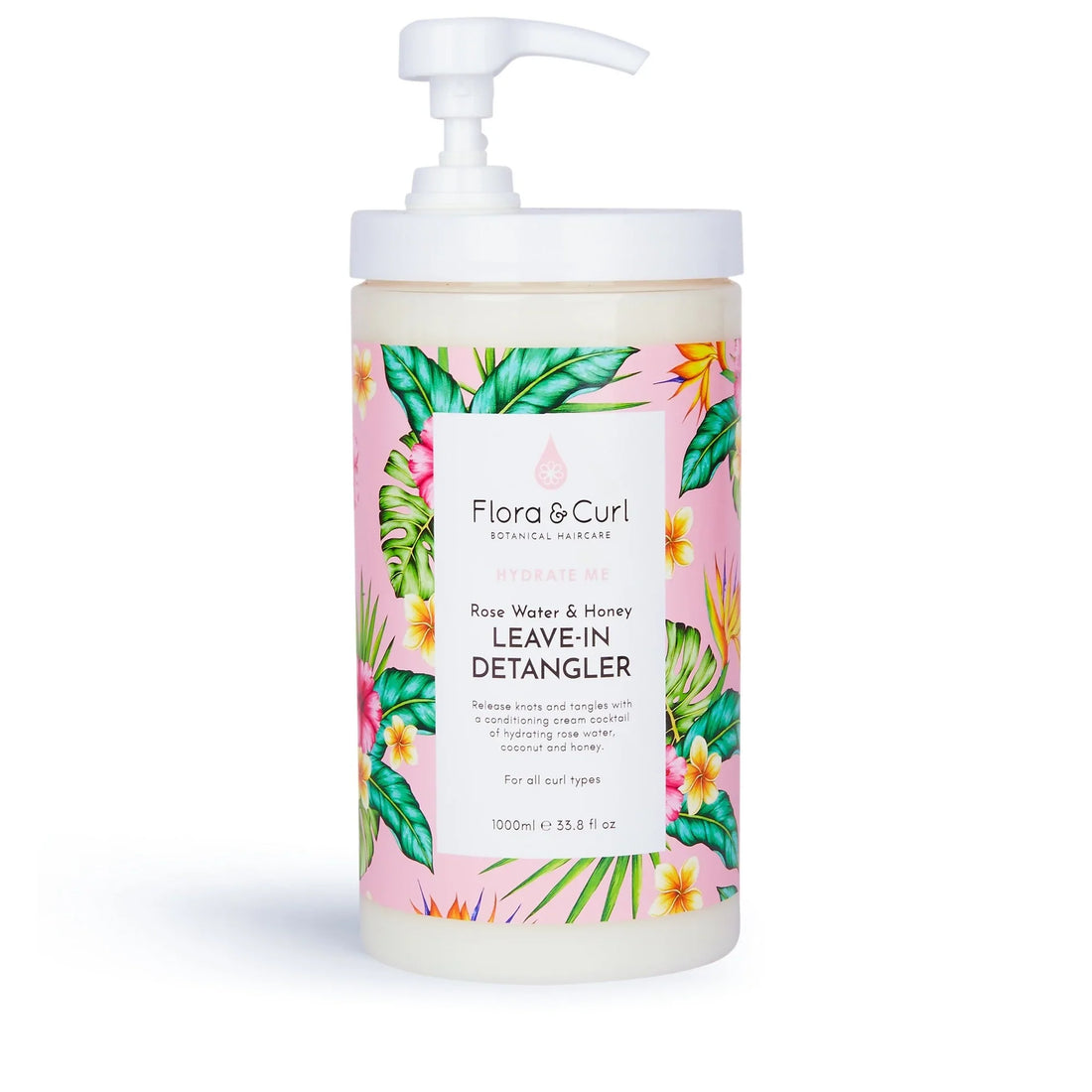 Organic Rose & Honey Leave-In Detangler - Soin Démêlant Sans Rinçage