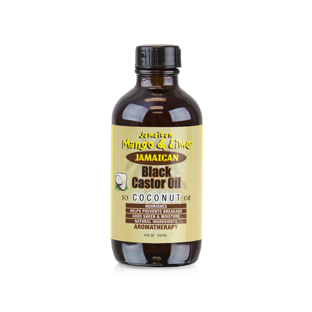 Huile de Ricin Noire Jamaicaine Noix de Coco
