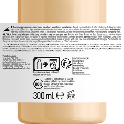 Serie Expert Absolut Repair Shampoing Restructurant Instantané