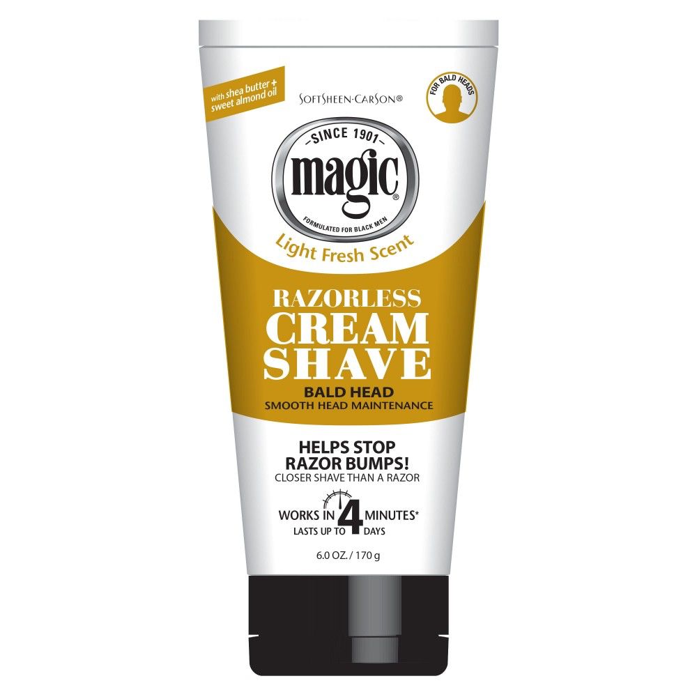 Razorless Cream Shave Bald Head