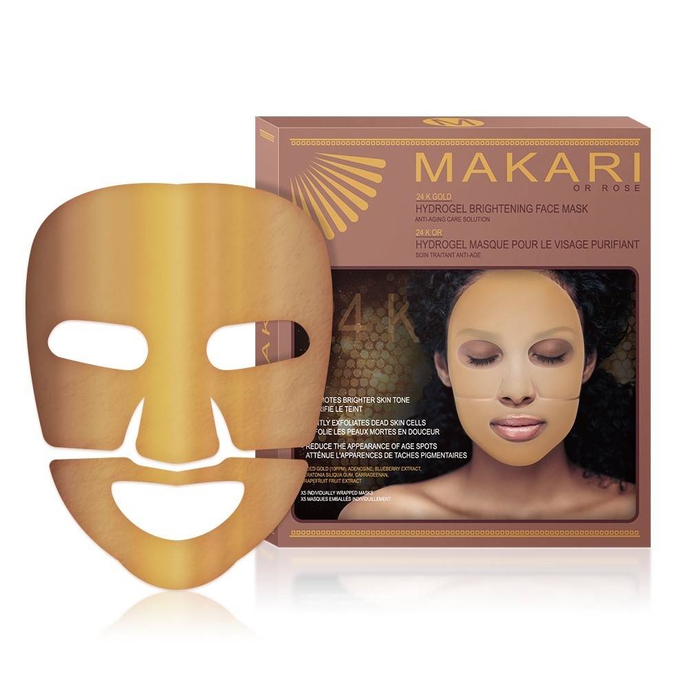 Makari Or Rose 24K Hydrogel Masque pour le Visage Purifiant X5