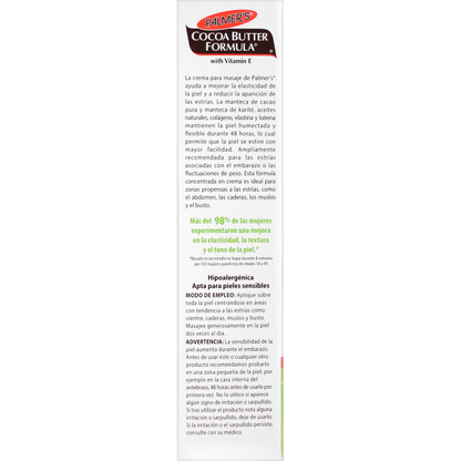 Crème de Massage au Beurre de Cacao Pour les Vergetures