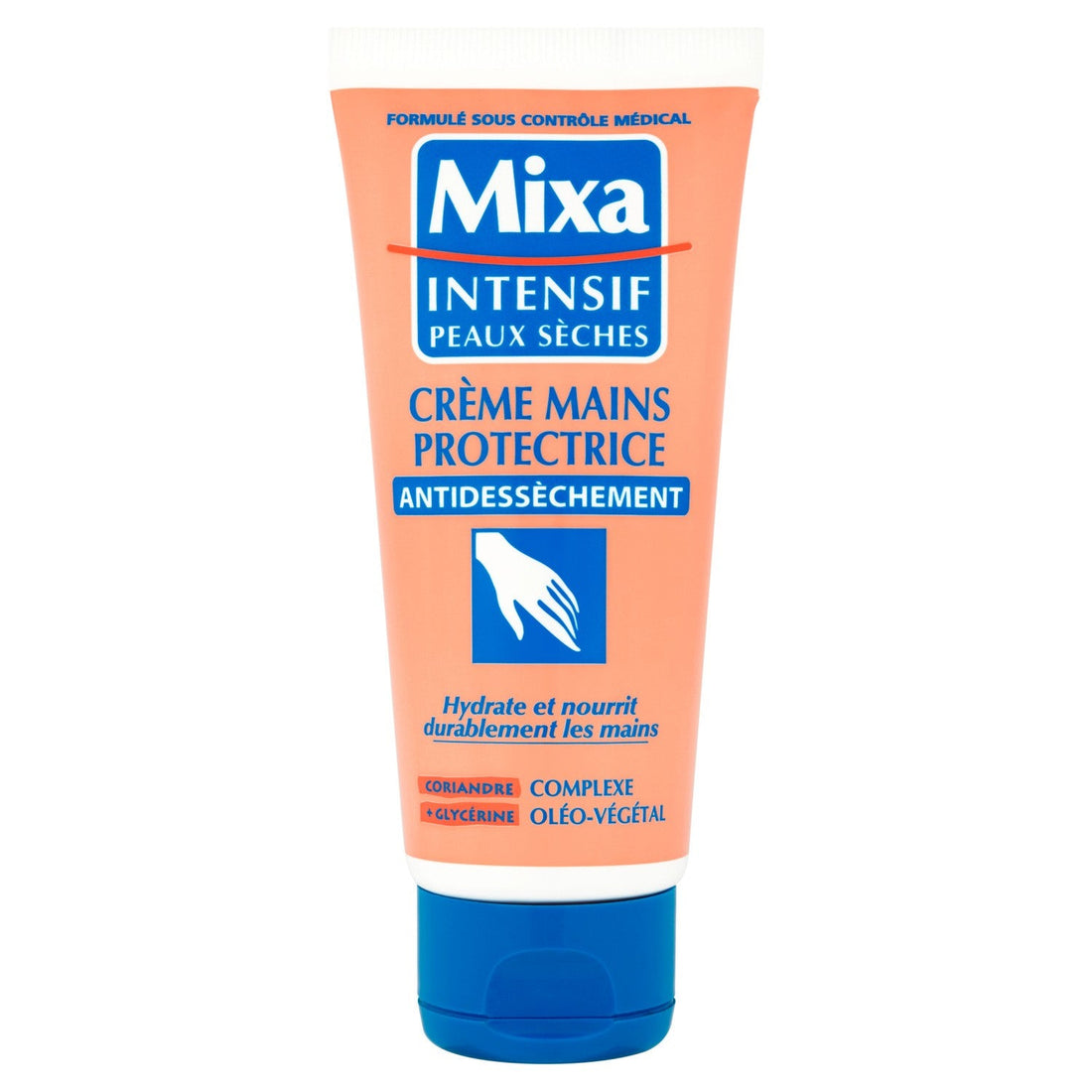 Mixa Intensif Peaux Sèches Crème Mains Protectrice Antidessèchement 100 ml