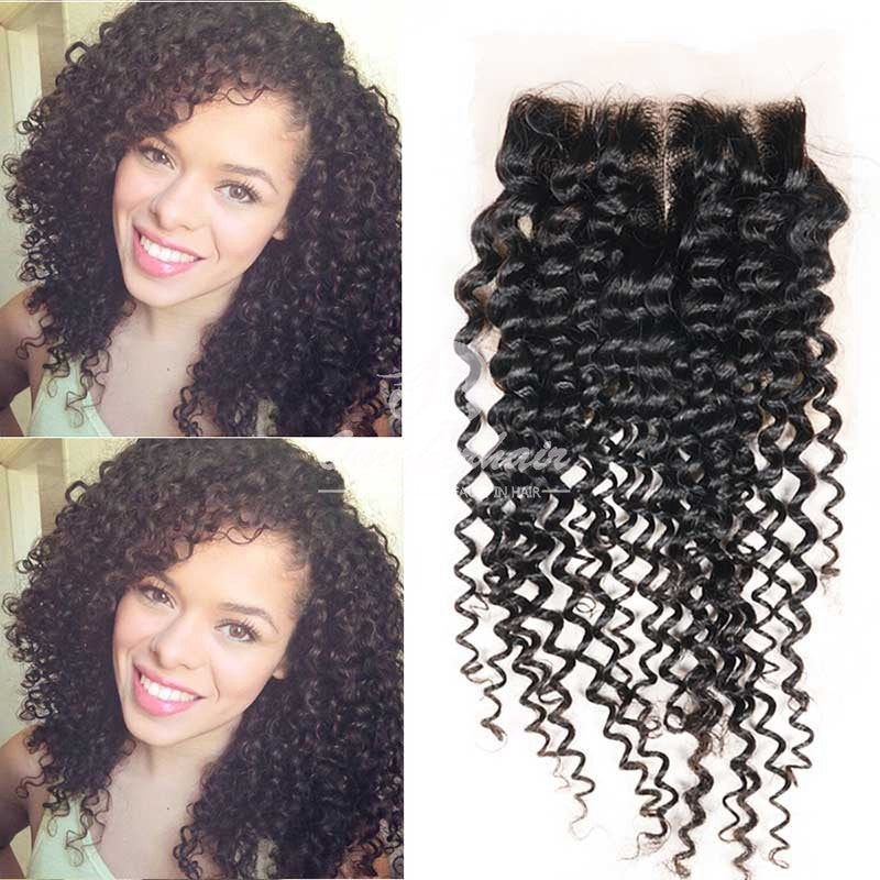 Full Lace Closure 4x4 Jerry Curl : Texture Définie et Volume Naturel