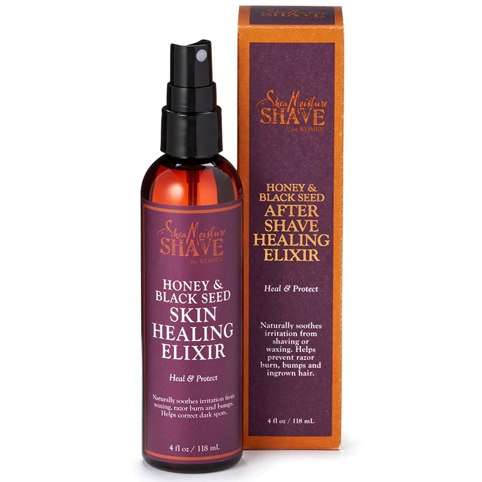 Shea Moisture Rasage Pour Femmes, Elixir Apaisant Après Rasage Miel &amp; cumin noire
