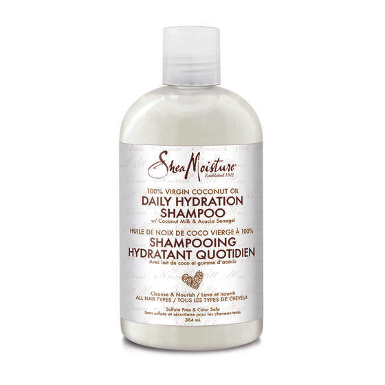 Shea Moisture Virgin Coconut Daily Hydration Shampoo - Shampoing Hydratant 384 ml