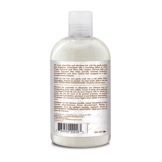 Shea Moisture Virgin Coconut Daily Hydration Shampoo - Shampoing Hydratant 384 ml
