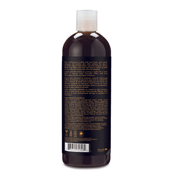 Shea Moisture African Black Soap Body Wash - Gel Douche 384ml