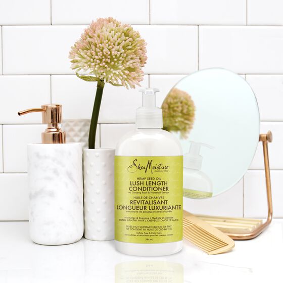 Shea Moisture Hemp Seed Oil Lush Lenght Conditiner - Après-Shampoing 384ml