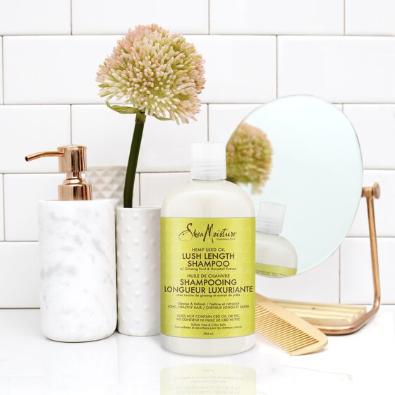 Shea Moisture Hemp Seed Oil Lush Lenth Shampoo 384ml